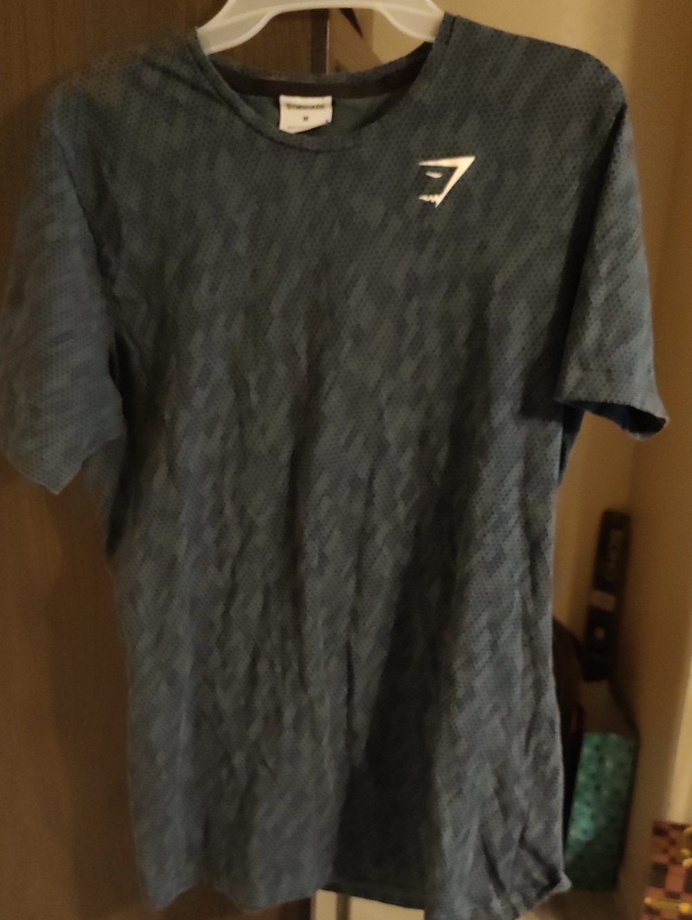 Gymshark Men’s Blue Performance Short Sleeve Tee